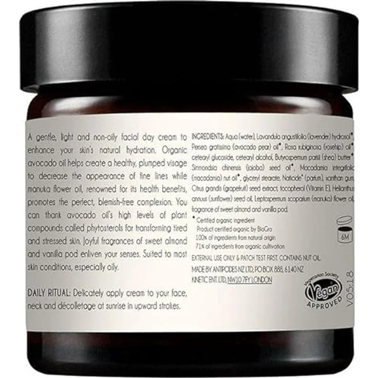 Antipodes Rejoice Light Facial Day Cream, leichte feuchtigkeitsspendende Tagescreme mit Tiefenwirkung, 60 ml – Bild 2