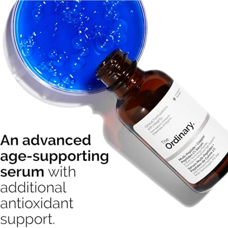 The Ordinary Multi-Peptide + Copper Peptides 1% | 30ml, Clear Anti-Aging Gesichtscreme – Bild 2