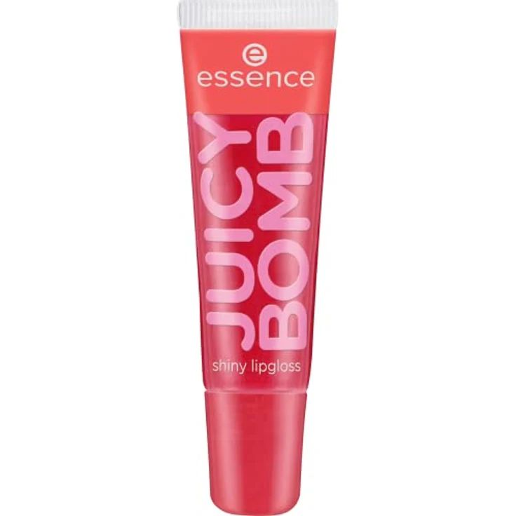 essence JUICY BOMB shiny lipgloss, Nr. 104, Rot, glänzend, strahlend frisch, schimmernd, vegan, ohne Alkohol, ohne Parabene, ohne Mikroplastikpartikel, 1er Pack (10ml) – Bild 2