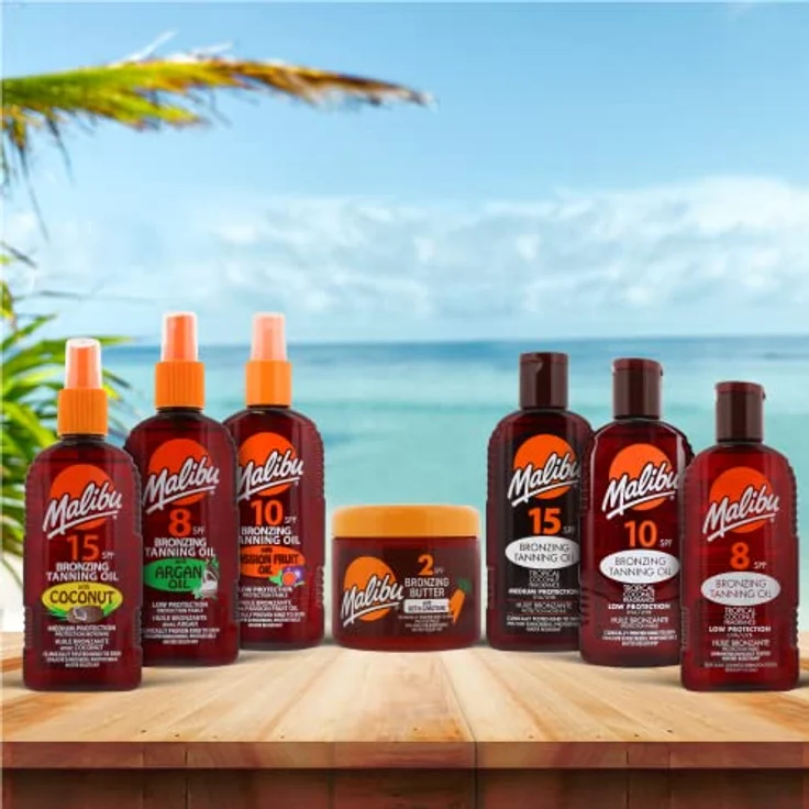 Malibu Bronzing Bräunungsöl Arganöl SPF 15 200 ml – Bild 4