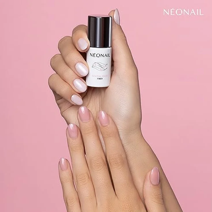 NÉONAIL UV Nagellack Revital Base Fiber Warm Cover, 7,2 ml, Unterlack Gel mit starker Pigmentierung und langanhaltender Maniküre bis zu 21 Tagen – Bild 4