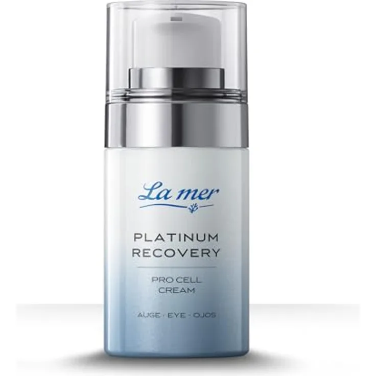 La mer Platinum Recovery Augenpflege | Pro Cell Cream Auge 15 ml | Regenerierende Anti-Aging Creme | Ohne Duft, ohne unnötige Zusatzstoffe