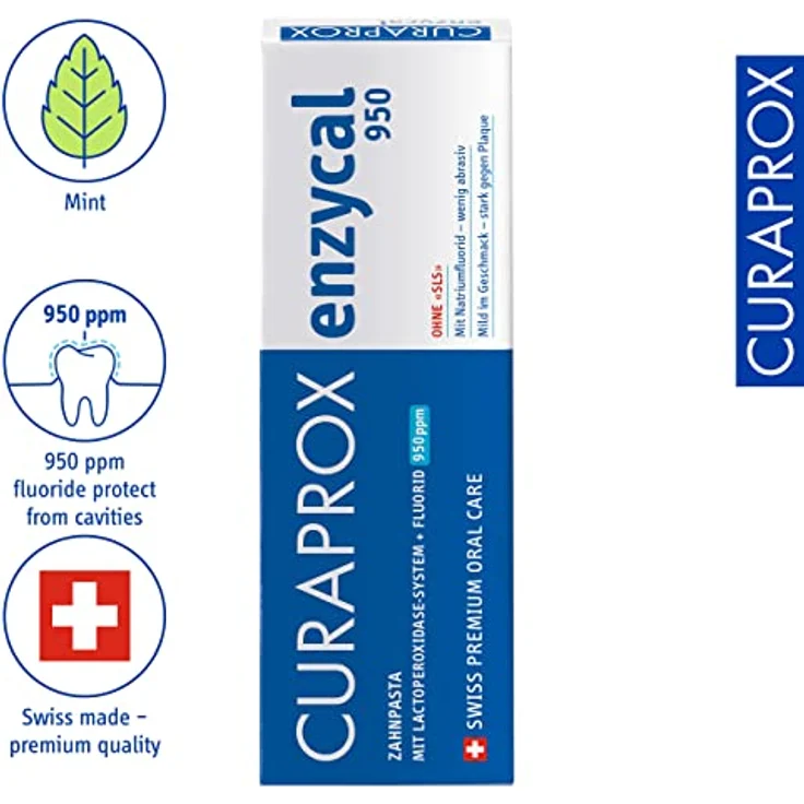 Curaprox Zahnpasta enzycal, 75 ml – Bild 2