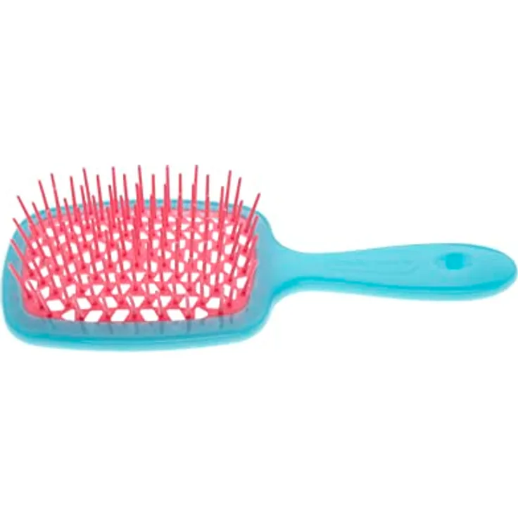 Jäneke SUPERBRUSH Bürste Blau/Rosa Entwirrt sanft und effektiv