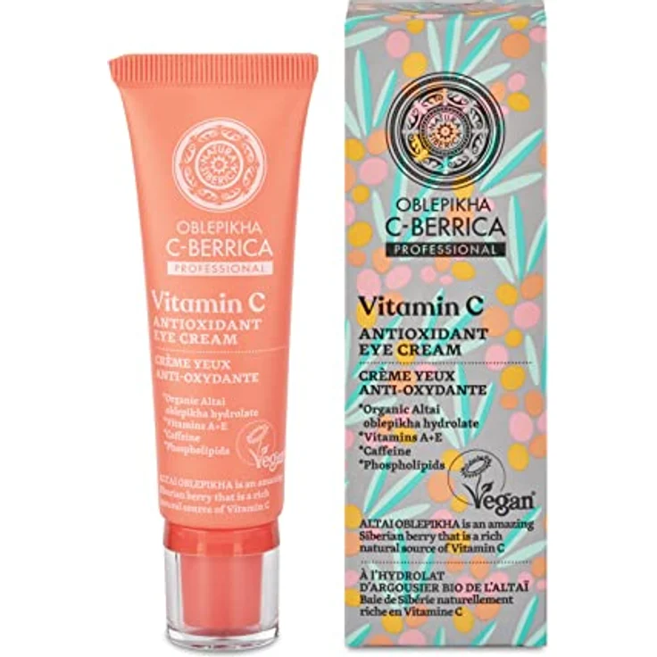 NATURA SIBERICA OBLEPIKHA BERRICA CREMA DE OJOS ANTI-OXIDANTE VITAMIN C 30ML – Bild 3