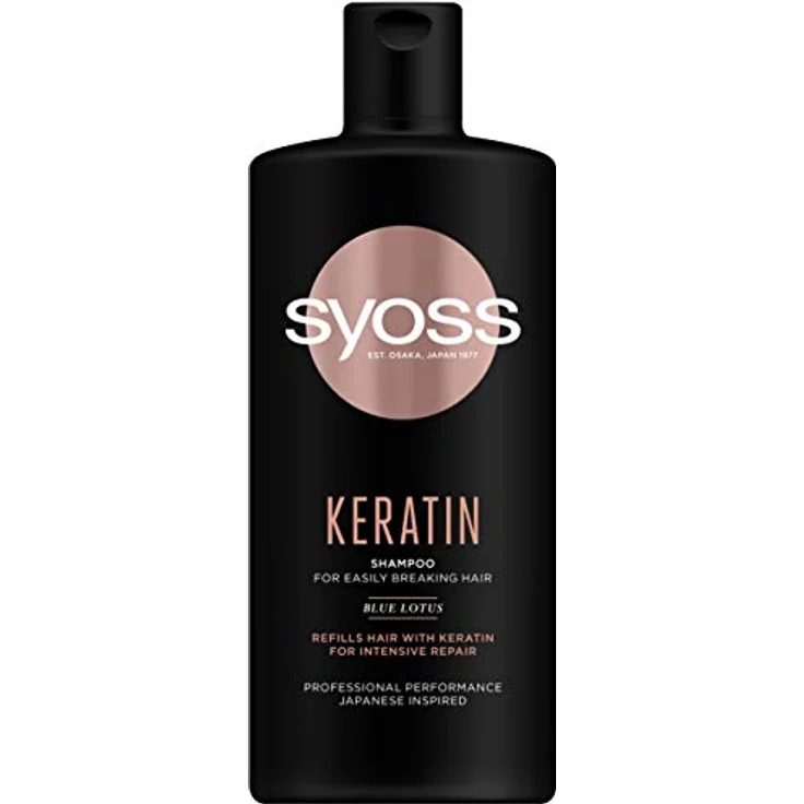 Syoss Keratin Shampoo 440 ml, Feuchtigkeitsspendend – Bild 1