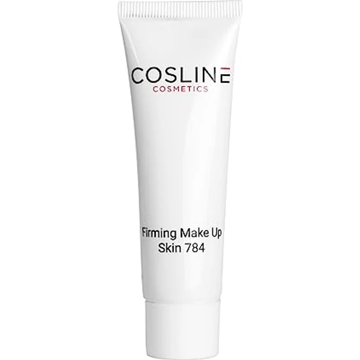 COSLINE Firming Make Up, Hautton anpassend, natürliches Finish für reife Haut, kaschiert Fältchen und Rötungen, 30ml, Made in Germany – Bild 1