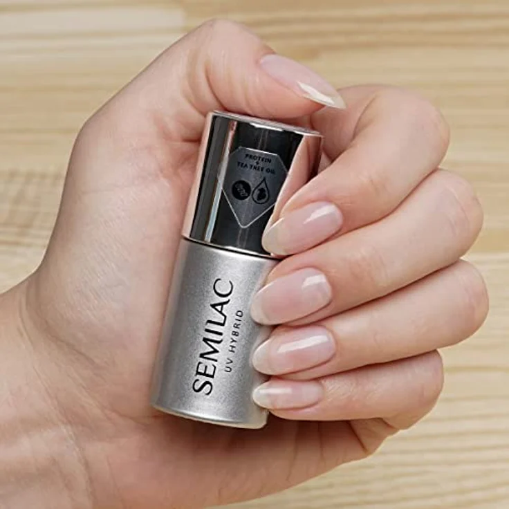 Semilac UV-Gel-Unterlack mit Teebaumöl und Protein für UV-Gel-Nagellack, schützt und pflegt die Nägel. Soak-Off-Formel. Ideal für private und professionelle Maniküre und Pediküre, 7 ml – Bild 5