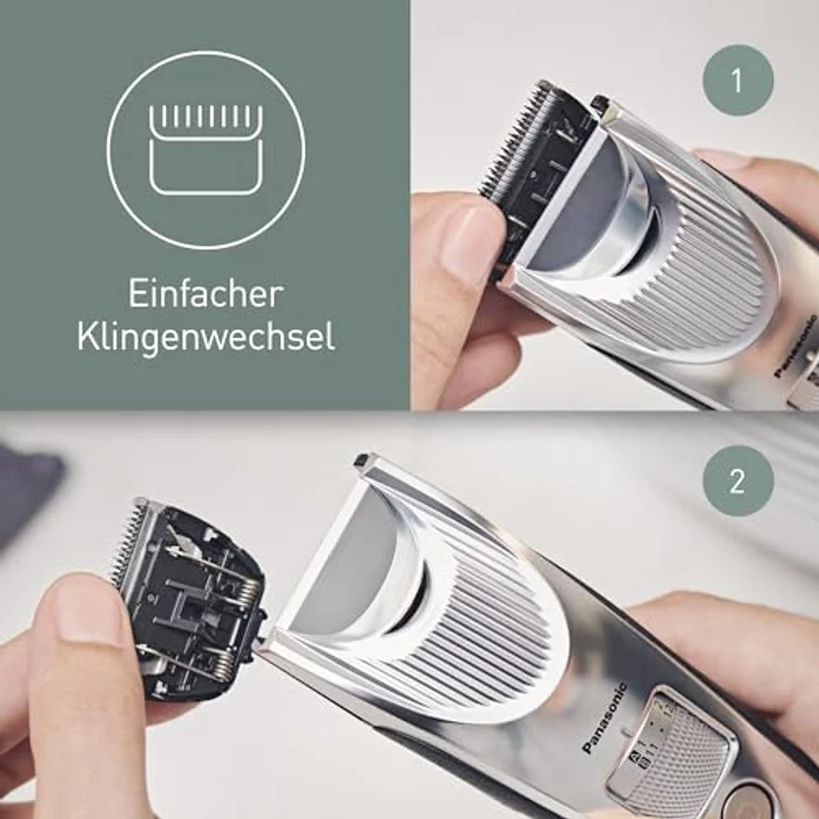 Panasonic WER9521Y1361 Ersatz-Trimmerklinge für ER-SC60 & ER-SC40, japanischer Edelstahl mit 45°-Klingen, langlebig und wasserfest – Bild 5