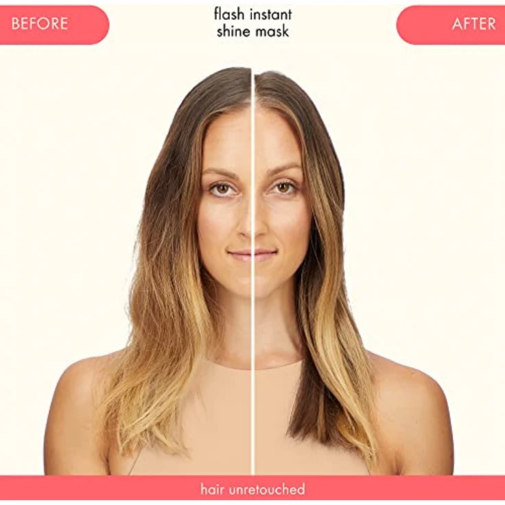 amika Flash Instant Shine Mask 200 ml | 60-Sekunden-Glanzmaske mit Antioxidantien, Kokosnusswasser & Leinsamen – Anti-Frizz Pflege für seidig weiches, glanzvolles Haar – Bild 5