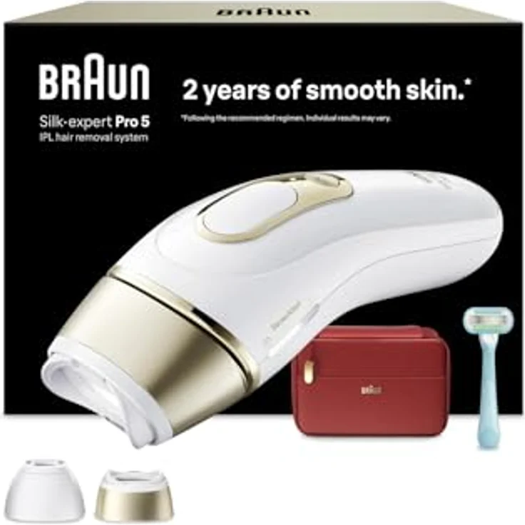 Braun IPL Gerät Lysepilator (IPL) PL5221, Elektrolyse-Haarentferner mit Feinspitzen-Applikator, 5 Intensitätseinstellungen, ergonomisches Design – Bild 1