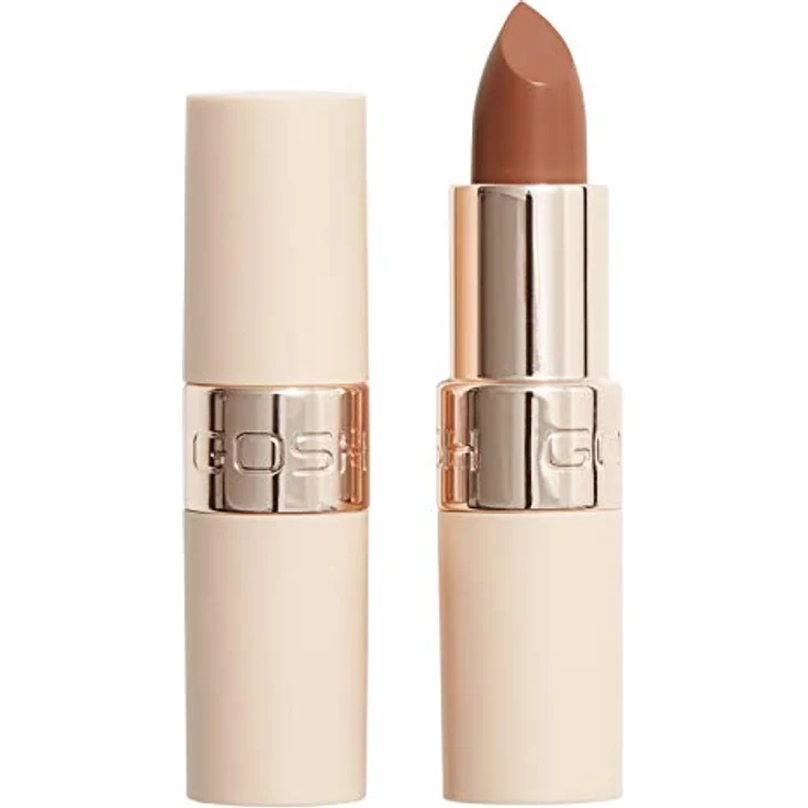 GOSH Luxury Nude Lippenstift 002 Undressed, semi-matt mit leichtem Schimmer, feuchtigkeitsspendend, parfümfrei & 100% vegan – Bild 1