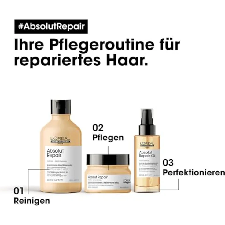 L'Oreal Professionnel Serie Expert Absolut Repair Gold Shampoo 500 ml – Bild 6