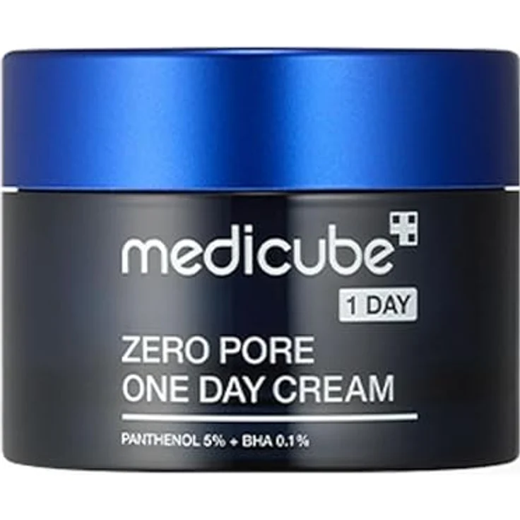 Medicube Zero Pore One Day Cream, porenverfeinernde Feuchtigkeitscreme mit Niacinamid und Salicylsäure, 50ml – Bild 1