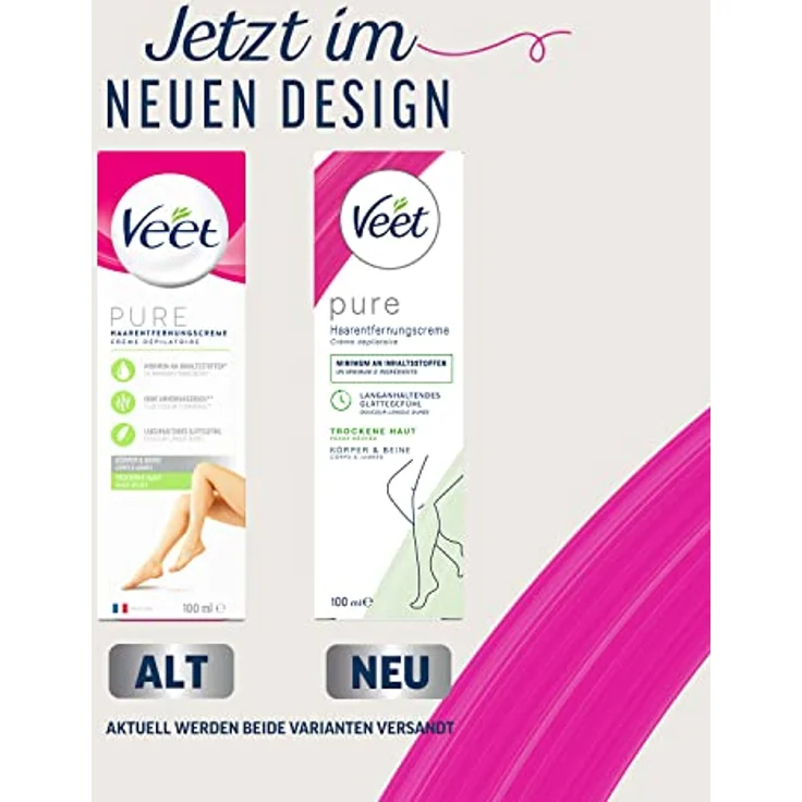 Veet Haarentfernungs-Creme trockene Haut Haarentfernungscreme 100 ml - Veet – Bild 3