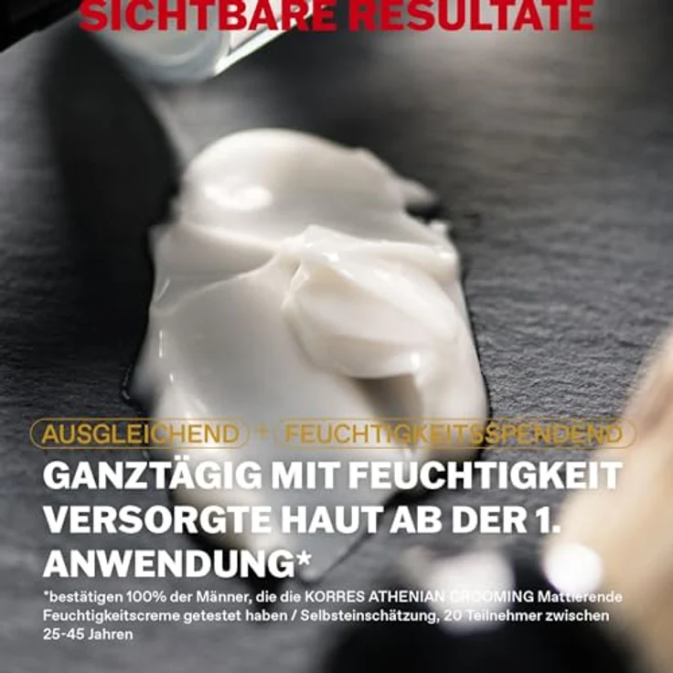 KORRES ATHENIAN GROOMING Mattierende Feuchtigkeitscreme, reduziert Poren, mattierend, leichte Textur, vegan, 50 ml – Bild 3