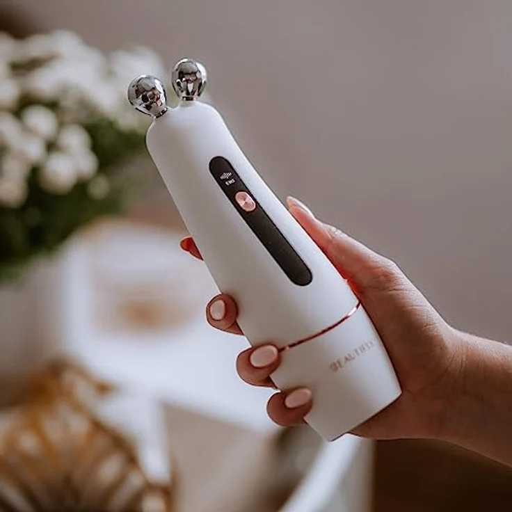 Beautifly Mesotherapy Needle Free B-Booster Pro, Hautpflegegerät mit Mikrostromtechnologie zur Verbesserung von Hydration und Elastizität – Bild 4