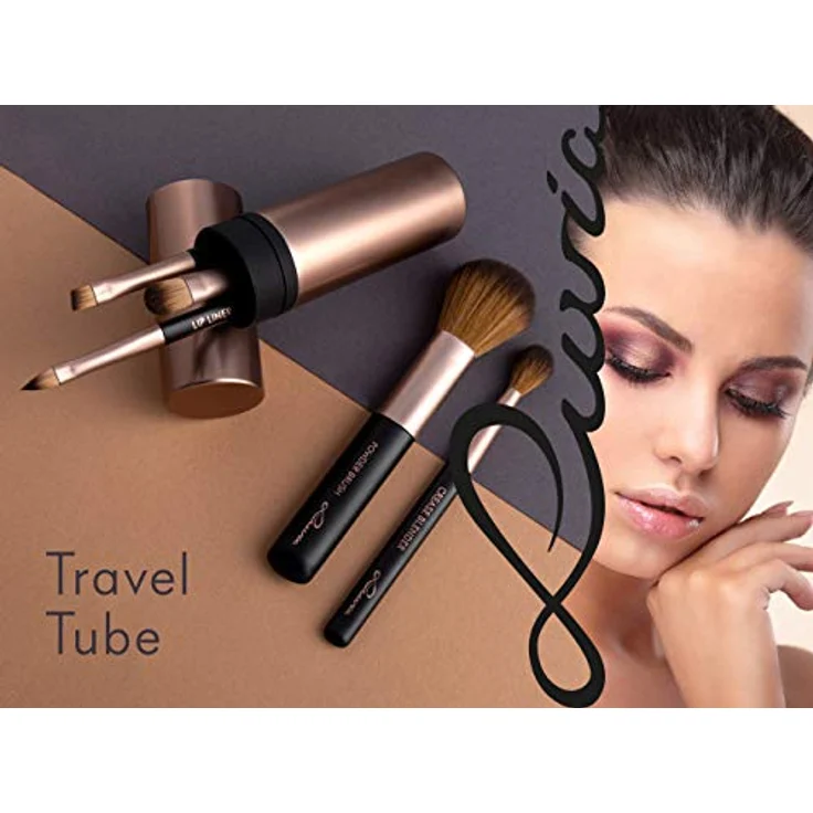 Luvia Cosmetics Kosmetikpinsel-Set Travel Tube, 5 tlg. Make-up Accessoires Set, Dekorative Kosmetik Make-up Accessoires – Bild 4