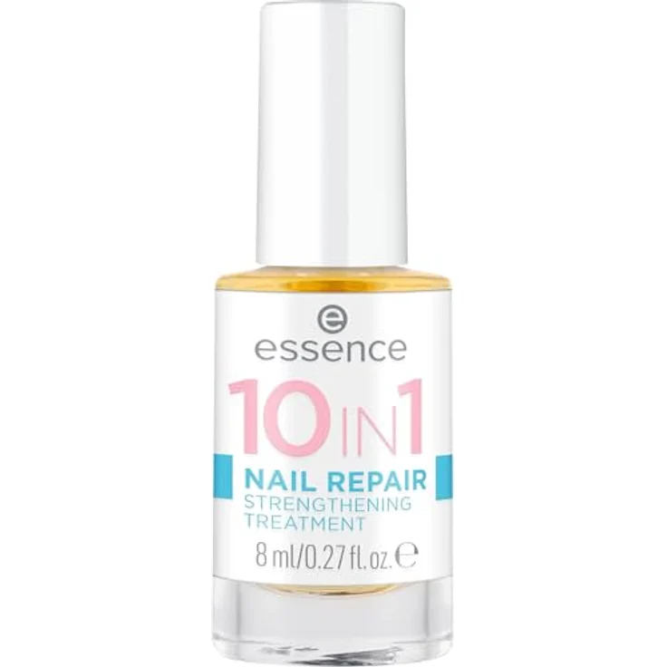 Essence Cosmetics 10IN1 Nail Repair Strengthening Treatment, Nagelhärter, Transparent, volumengebend, stärkend, 1er Pack (8ml) – Bild 2