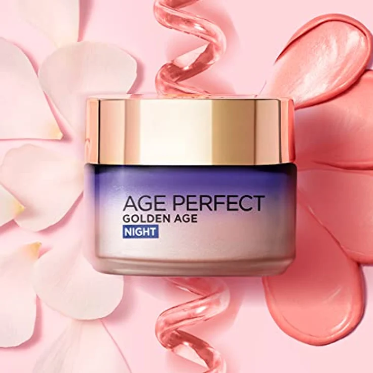 L'Oréal Paris Age Perfect golden Age gesichtscreme gegen Falten Für Reife Haut 50 ml Nachtpflege für Damen und Herren – Bild 4