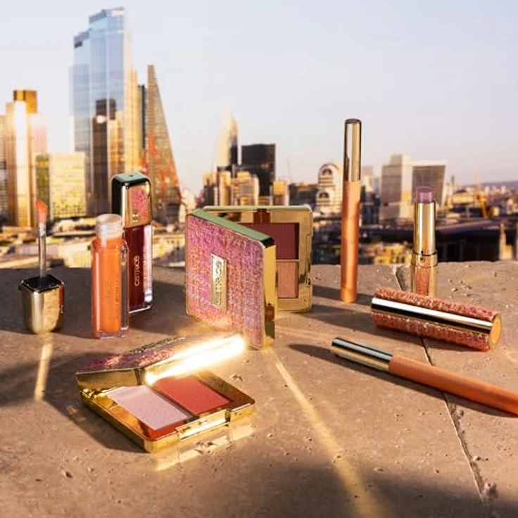 Catrice SPRING AND THE CITY Eye & Cheek Glow Complex Blush 6,4 g C02, Cherry Glow & Skyline Views - 2-in-1 Palette mit Highlighter und semi-mattem Blush – Bild 7
