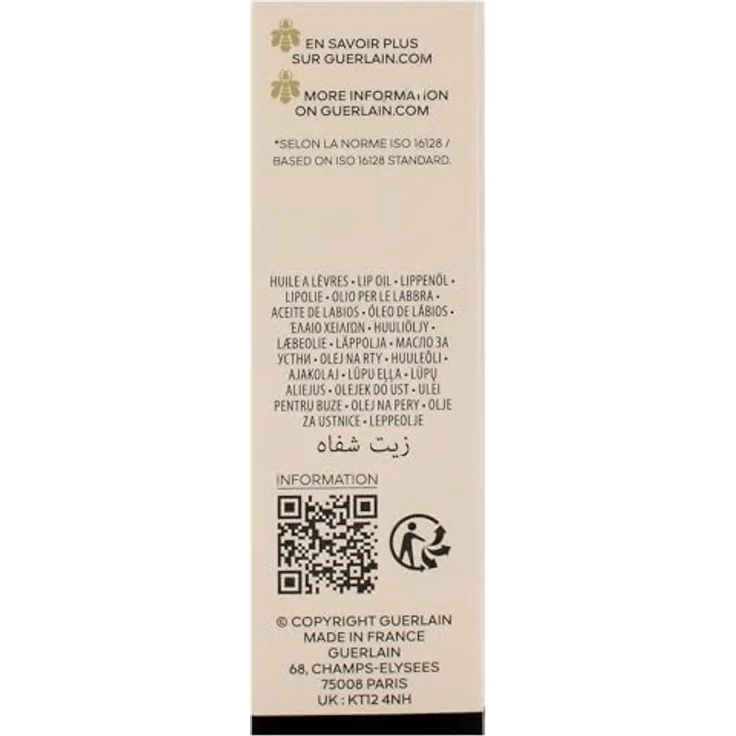 GUERLAIN KissKiss Bee Glow Oil, Lippenöl mit Honig, Farbton 809 Lavender Glow, 9,5 ml – Bild 6