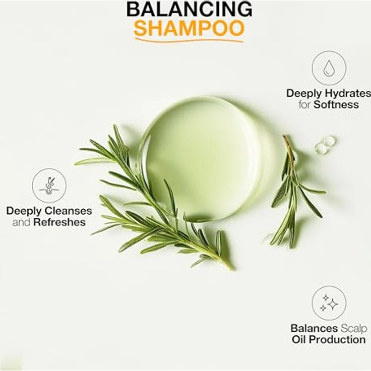 GK HAIR Global Keratin Balancing Shampoo, 1000 ml für fettiges & farbbehandeltes Haar, tiefenreinigend und pH-wiederherstellend – Bild 3