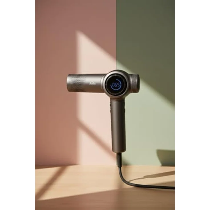 Solis AirVolution 630 Pro (Typ 3806), Haartrockner mit intelligenter Temperaturkontrolle, 110.000 U/min, leichte Bauweise, Ionentechnologie, vier Temperaturstufen, LED-Display – Bild 3