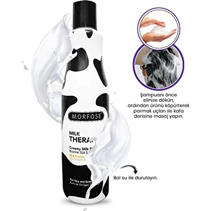Morfose Milk Therapy Shampoo 500 ml – Bild 3