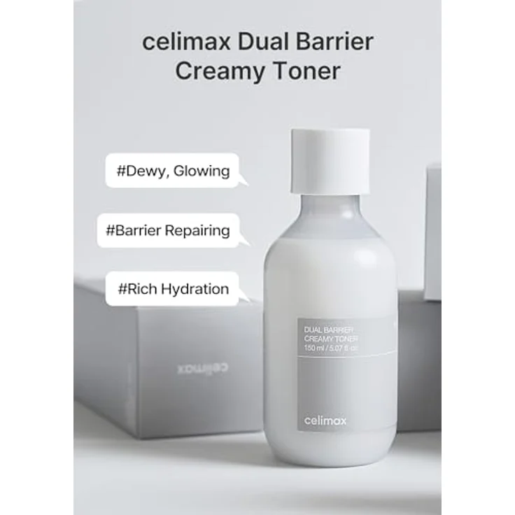 celimax Dual Barrier Creamy Toner 150ml, sanfte Gesichtsreinigung für eine hydratisierte Haut – Bild 3