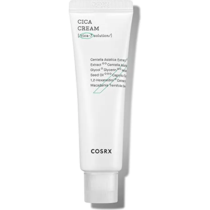 COSRX Pure Fit Cica Cream, 50ml | Beruhigende Gesichtscreme mit Centella Asiatica für intensive Feuchtigkeit und schnelle Absorption