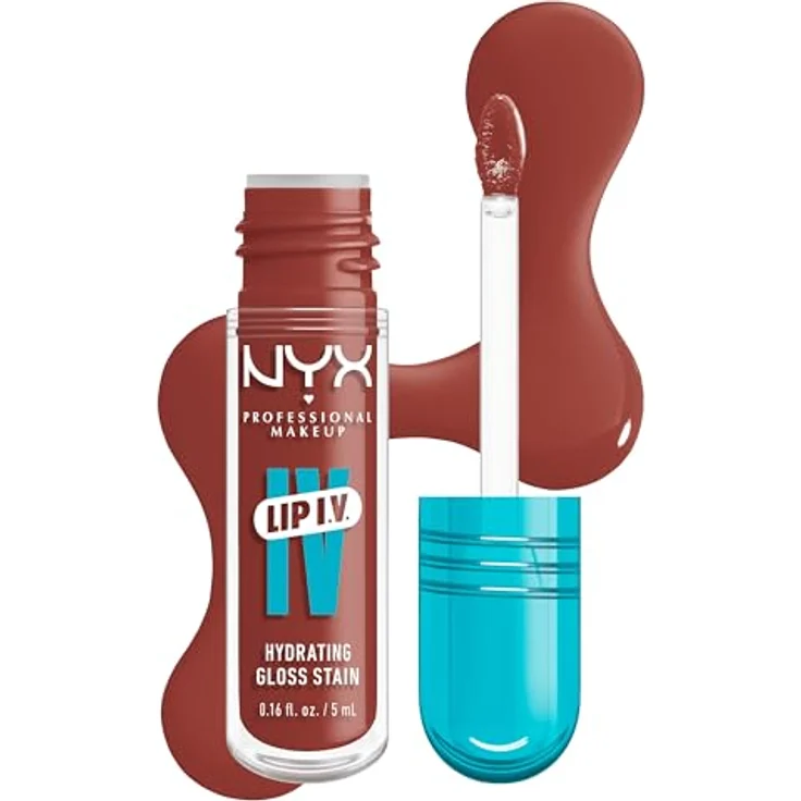 NYX Professional Makeup LIP IV Glanz Lipgloss, feuchtigkeitsspendend, 5 ml, Farbe Drippi – Bild 8
