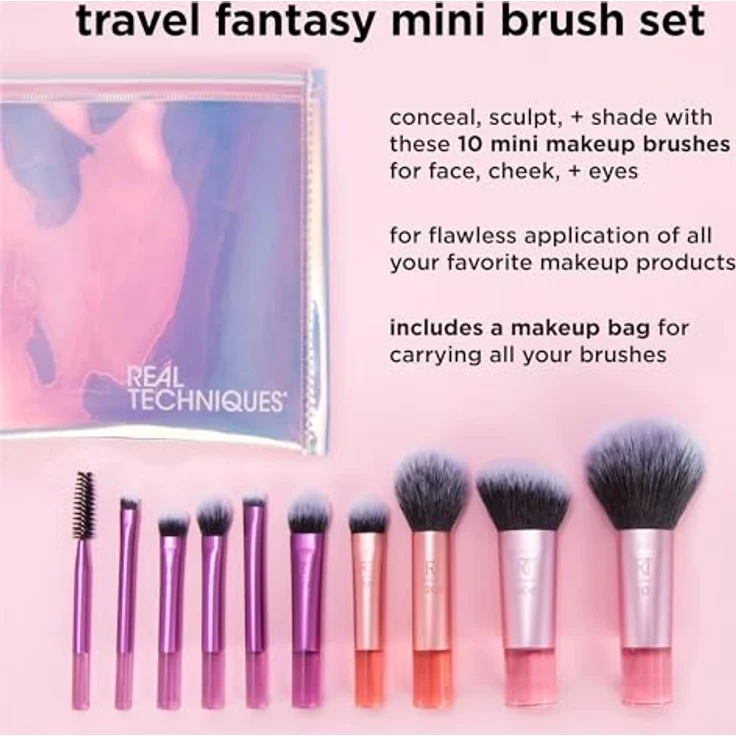 Real Techniques Travel Fantasy Mini Brush Kit Pinselset – Bild 2