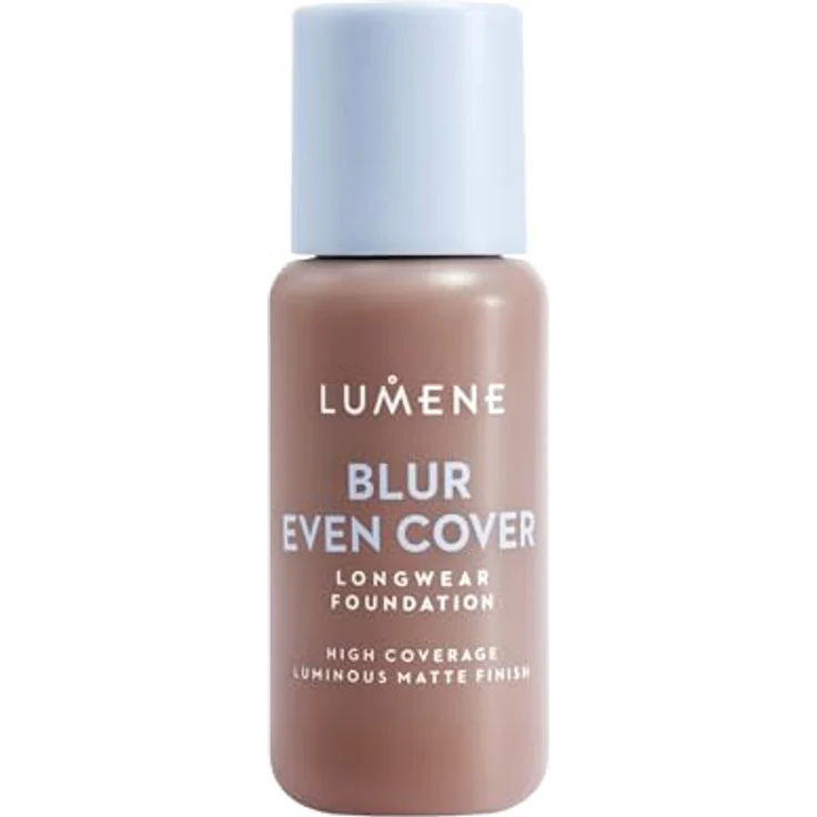 Lumene Blur Even Cover Foundation, 30 ml, hohe Deckkraft, vegan, mit Niacinamid und nordischer Heidelbeere – Bild 1