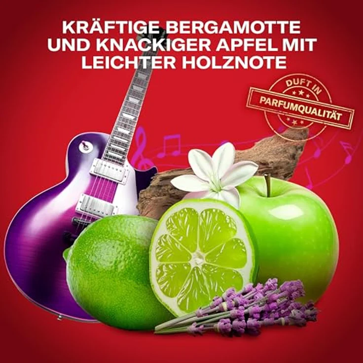 Old Spice Rockstar 3-in-1 Duschgel für Haar, Gesicht und Körper, 1000 ml, langanhaltende Frische, Duft von Parfümqualität, Tiefenreinigung – Bild 3