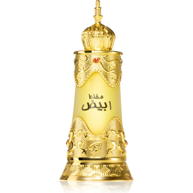 Afnan Mukhallat Abiyad, Parfümiertes Öl Unisex, 20 ml, orientalischer würziger Duft