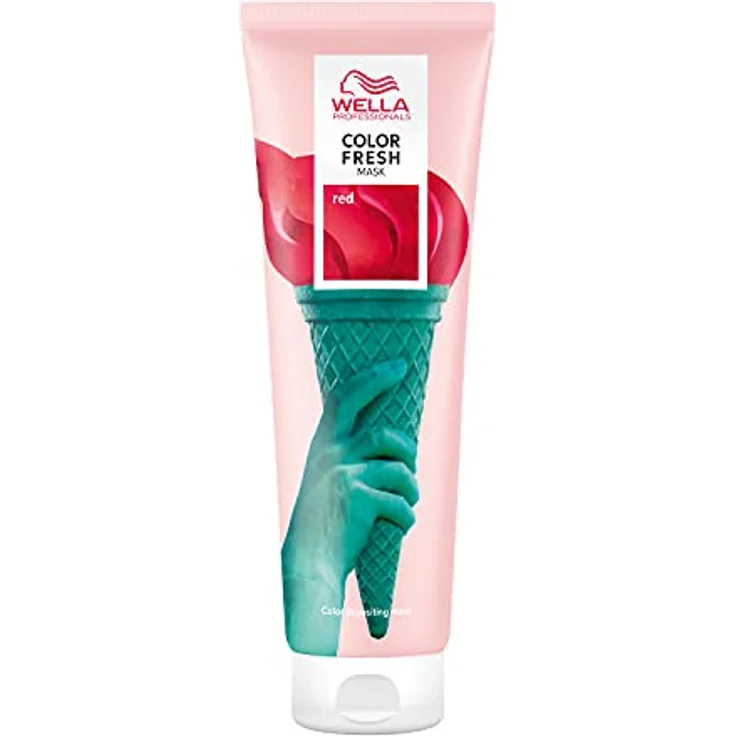 Wella Professionals Color Fresh Mask Red – Pflegende Tönung mit Avocadoöl für aufgehelltes und helles Haar – 150 ml – Bild 1