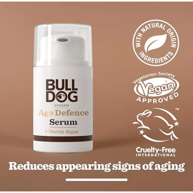 BULLDOG - Age Defence Serum Creme | Reduziert die Zeichen von Hautalterung | 50ml – Bild 5