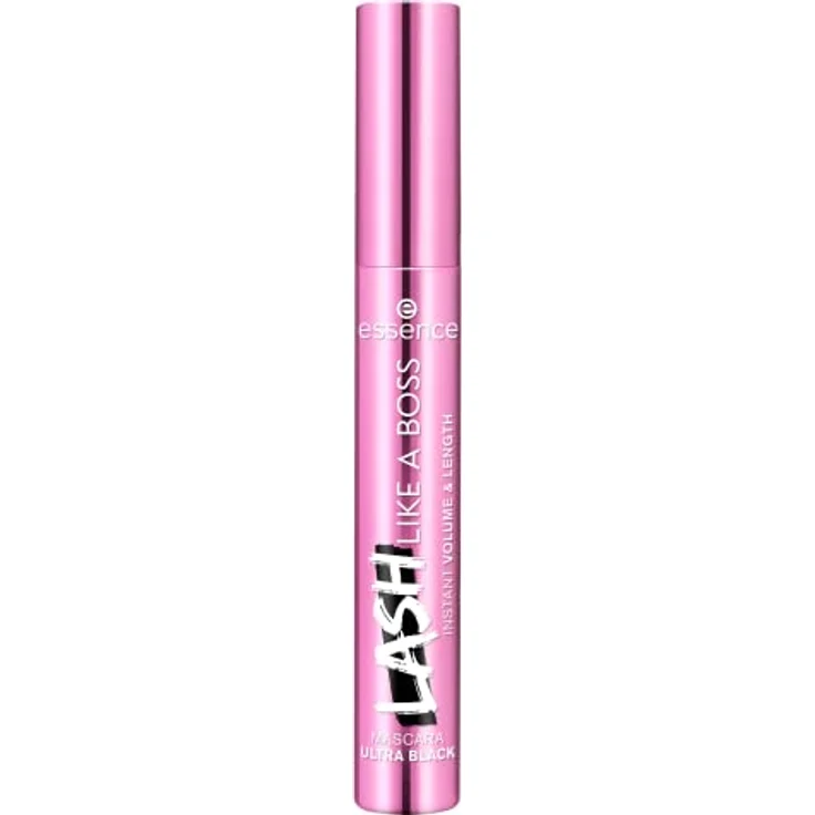 essence LASH LIKE A BOSS INSTANT VOLUME & LENGTH MASCARA ULTRA BLACK, Schwarz, volumengebend, schwunggebend, vegan, ohne Mikroplastikpartikel, Nanopartikel frei, ohne Parfüm, 1er Pack (9.5ml) – Bild 2