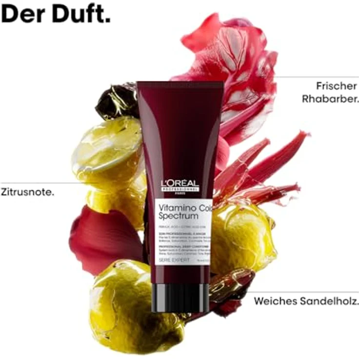 L'Oréal Professionnel Vitamino Color Spectrum Deep Conditioner, 75 ml, stärkende Tiefenpflege mit Ferula- & Zitronensäure für glänzendes, kräftiges Haar – Bild 5