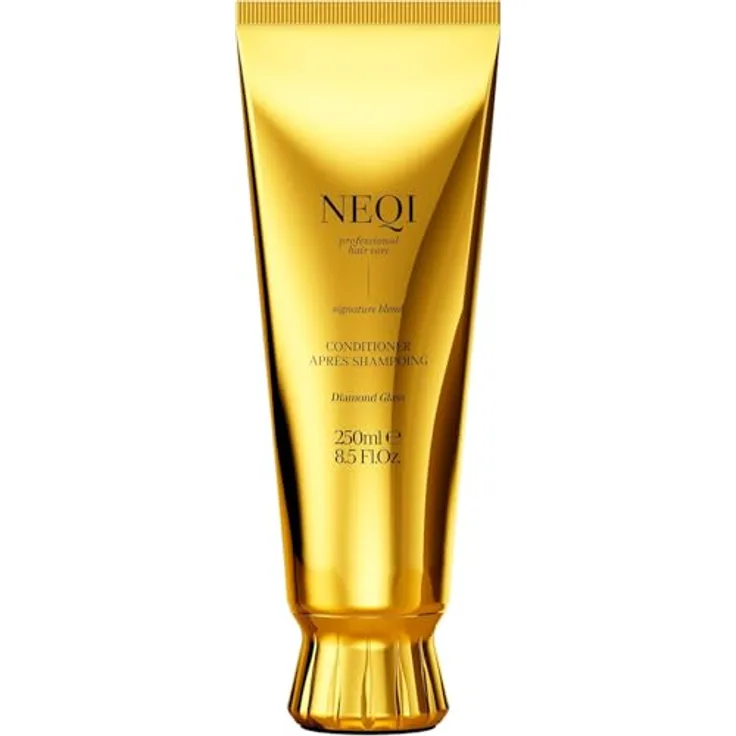 NEQI Diamond Glass Conditioner, Feuchtigkeit & Glanz mit Verbascum, entwirrende Pflege für geschmeidiges Haar, 250 ml, für alle Haartypen