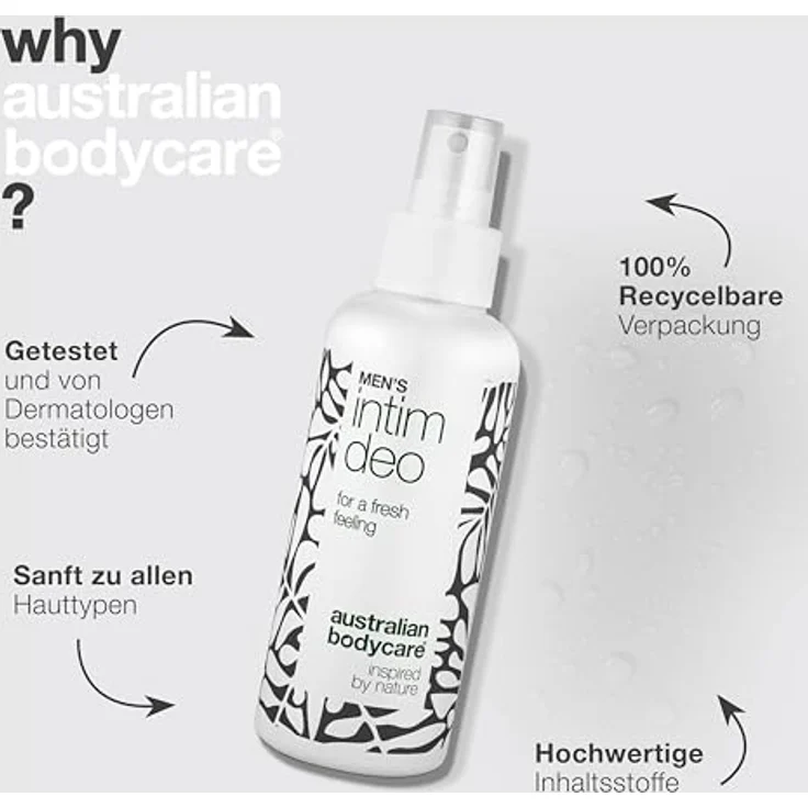 Australian Bodycare Intim-Deo für Männer, gegen Schweiß und Geruch im Intimbereich, sorgt für tägliche Frische und Trockenheit – Bild 4