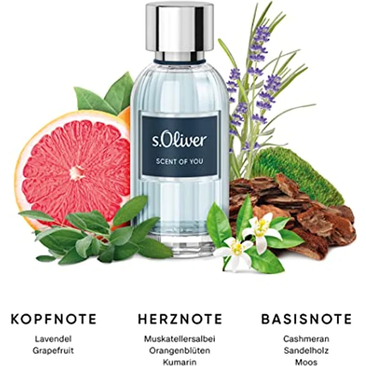 s.Oliver Scent of You for Men Set Eau de Toilette (EdT) 30 ml + Duschgel 75 ml – Bild 4