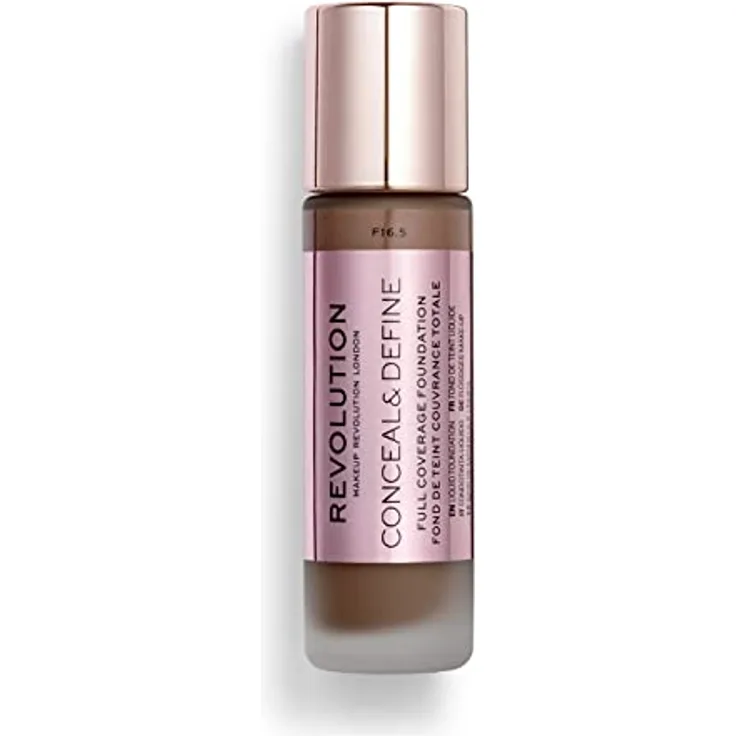 Makeup Revolution, Conceal & Define Grundierung, F17, 23ml
