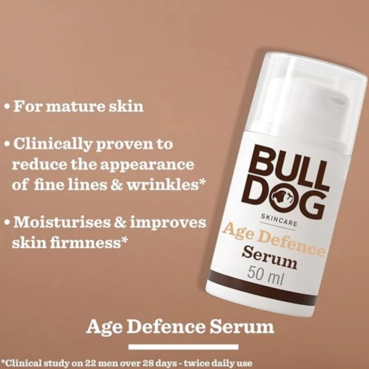 BULLDOG - Age Defence Serum Creme | Reduziert die Zeichen von Hautalterung | 50ml – Bild 4