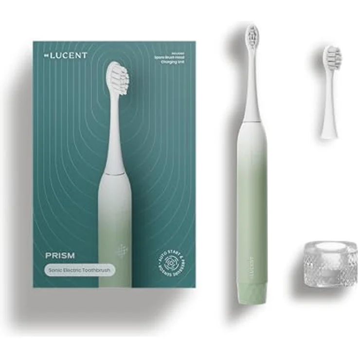 Be Lucent LUCENT Prism, Elektronische Schallzahnbürste mit Drucksensor, 3 Putzmodi, mint – Bild 7