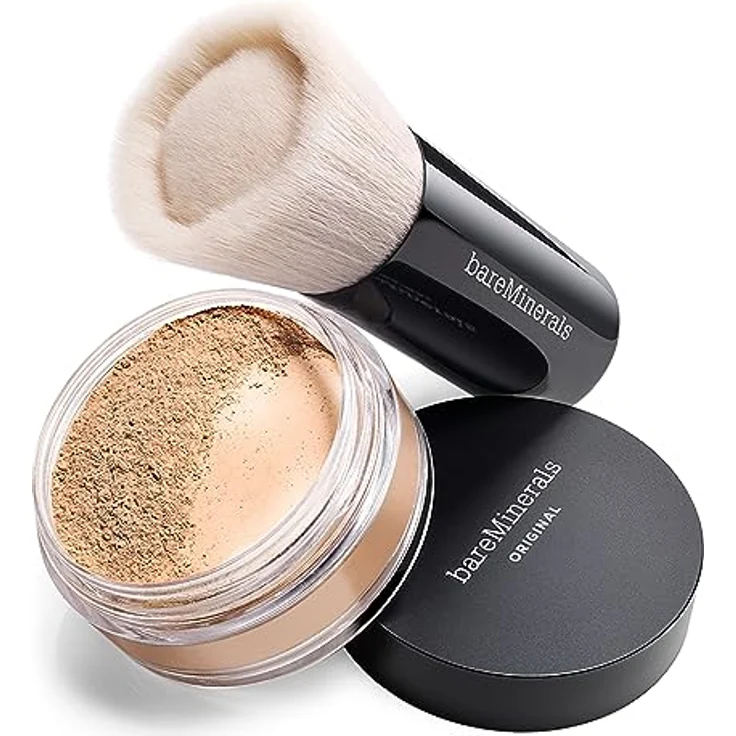 bareMinerals Wunderschöner Pinsel, Schwarz, Make-up-Accessoire mit mineralischer Formel und mattem Finish - Preisvergleich – Bild 3