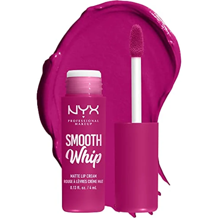 NYX Professional Makeup Smooth Whip Matte Lip Cream, pflegender Lippenstift mit hoher Pigmentierung, 4 ml BDAY – Bild 9