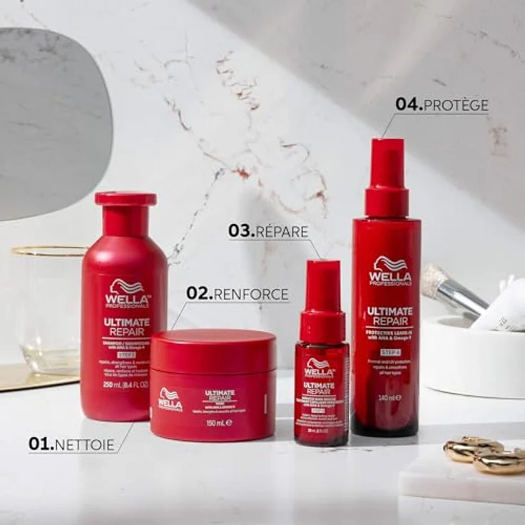 Wella Professionals Ultimate Repair Tiefenreparaturmaske für geschädigtes Haar, 75 ml - Repariert geschädigtes Haar gründlich, verleiht Weichheit und Leichtigkeit – Bild 3