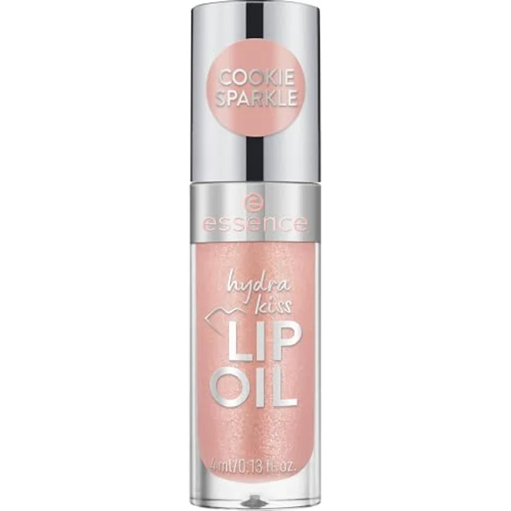 essence Hydra Kiss, hydratisierendes Lippenöl in Farbton 09 Cookie Sparkle, 4 ml, vegan, spendet Feuchtigkeit und glättet feine Linien – Bild 2